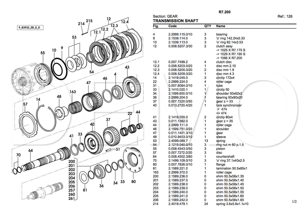Sprint 67470 Parts Catalogue, Parts Catalog, PDF Manual