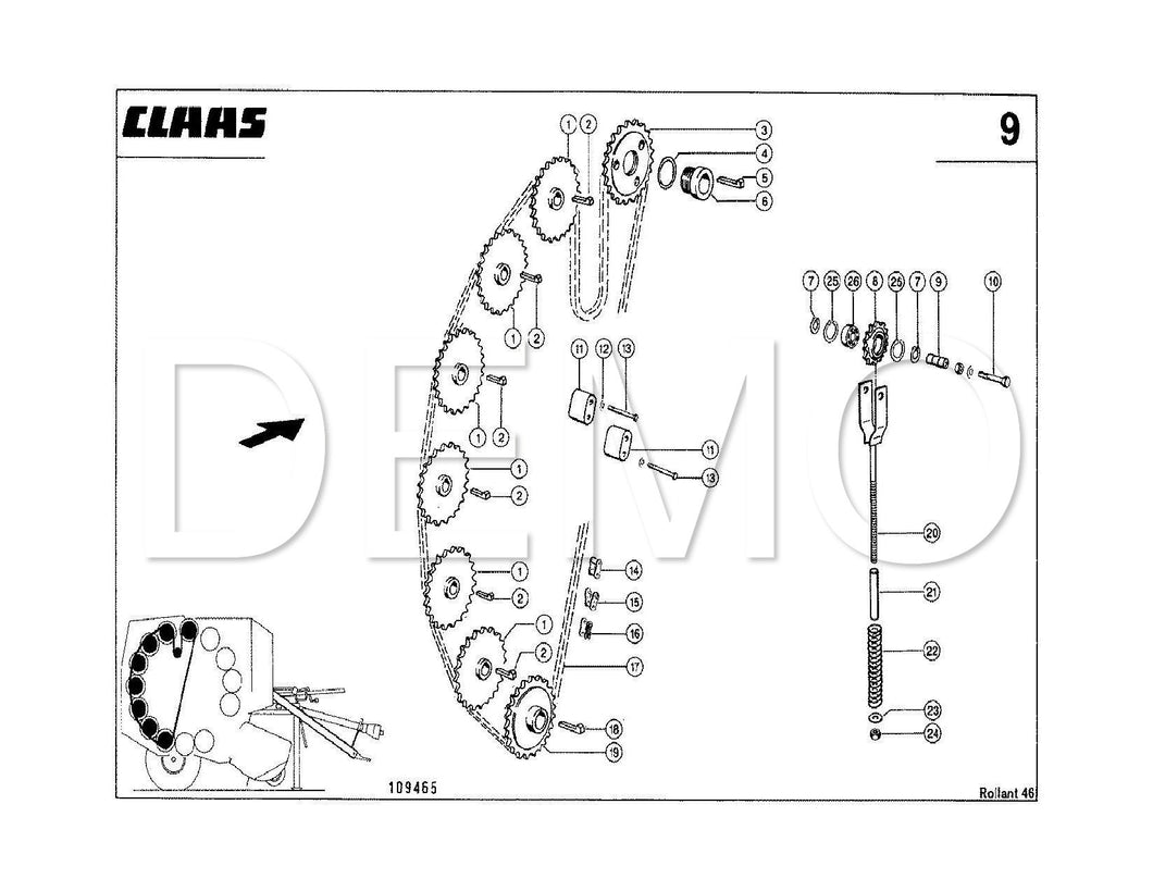 Claas Rollant 355/355 RC Parts Catalogue - 123manuals.com