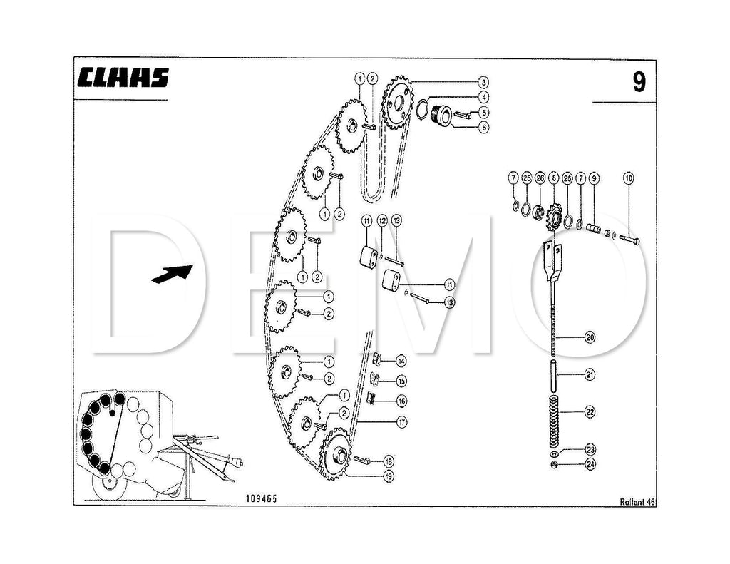 Каталог запчастей клаас. Схема CLAAS Rollant 46. CLAAS Rollant 46 артикул детали. CLAAS Rollant 46 схема электрооборудования. Пресс CLAAS Rollant 46 электрическая схема.
