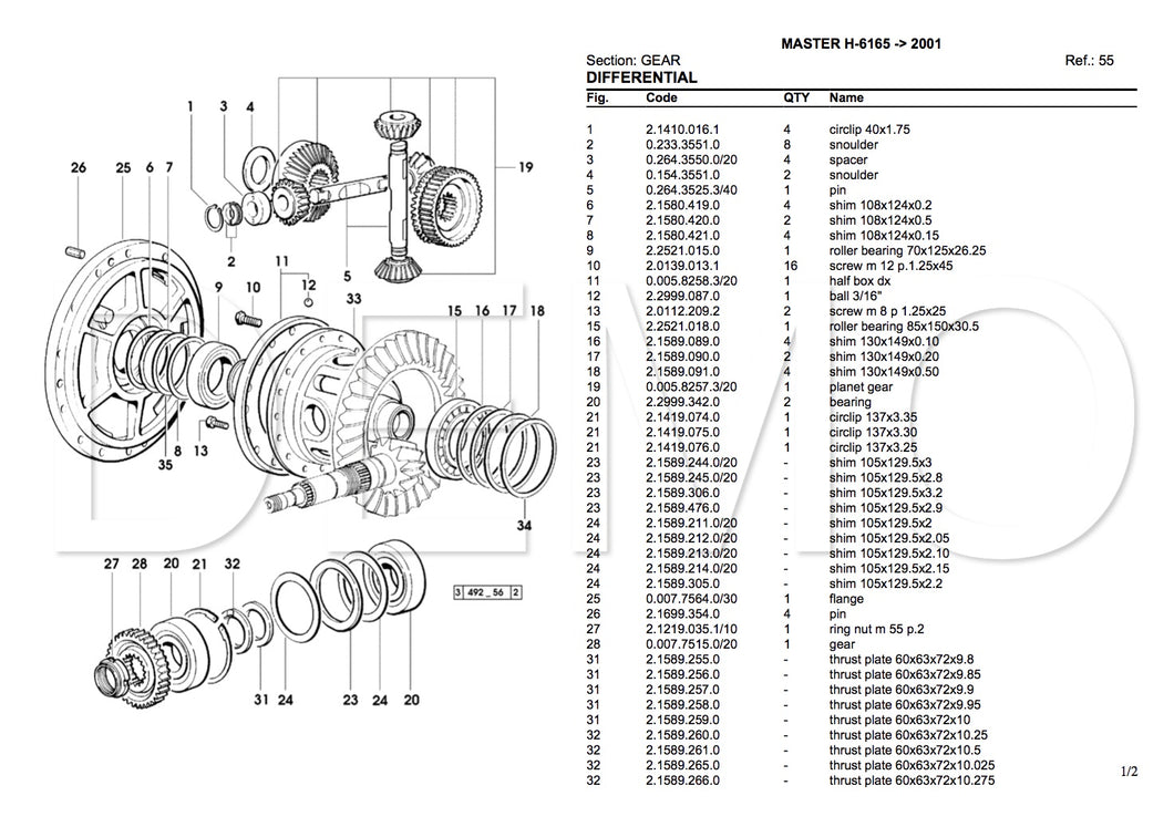 Hurlimann XM100 Hi-Level Parts Catalogue - 123manuals.com