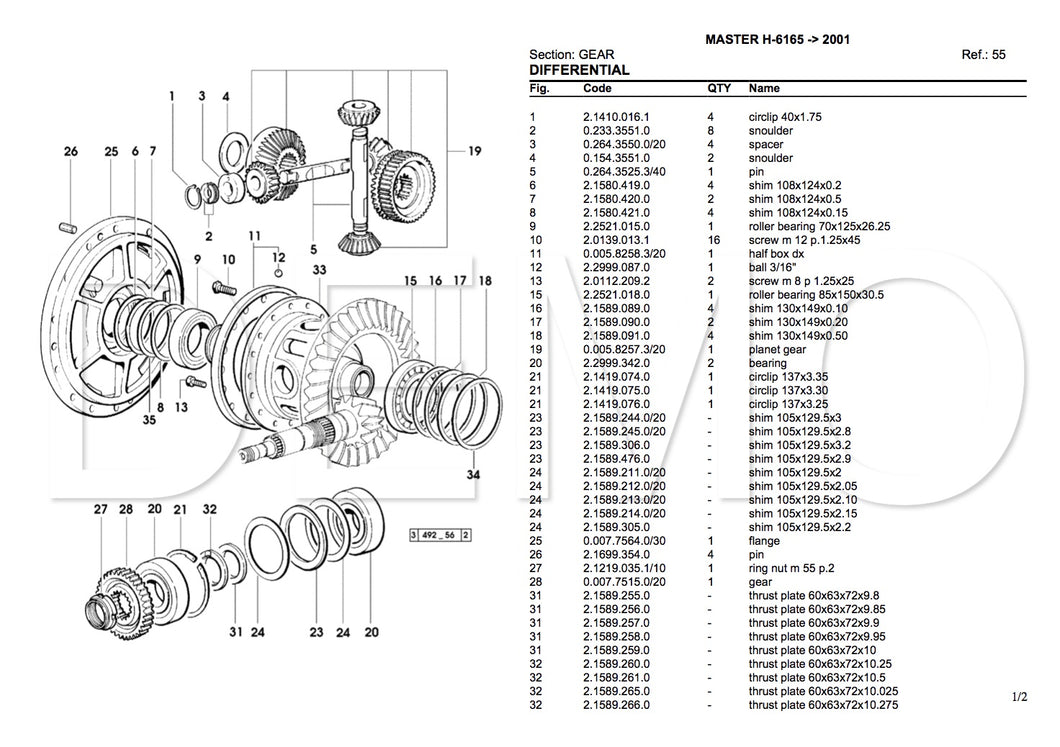 Hurlimann XA-66 Tradition Parts Catalogue - 123manuals.com