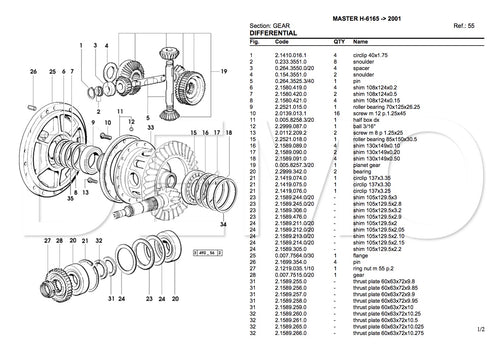 Hurlimann H-478 Prestige Parts Catalogue - 123manuals.com